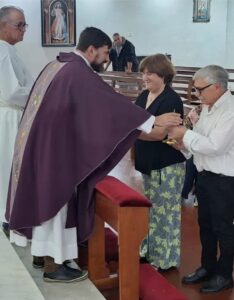 Carmelo y Pierina, 45 años de casados